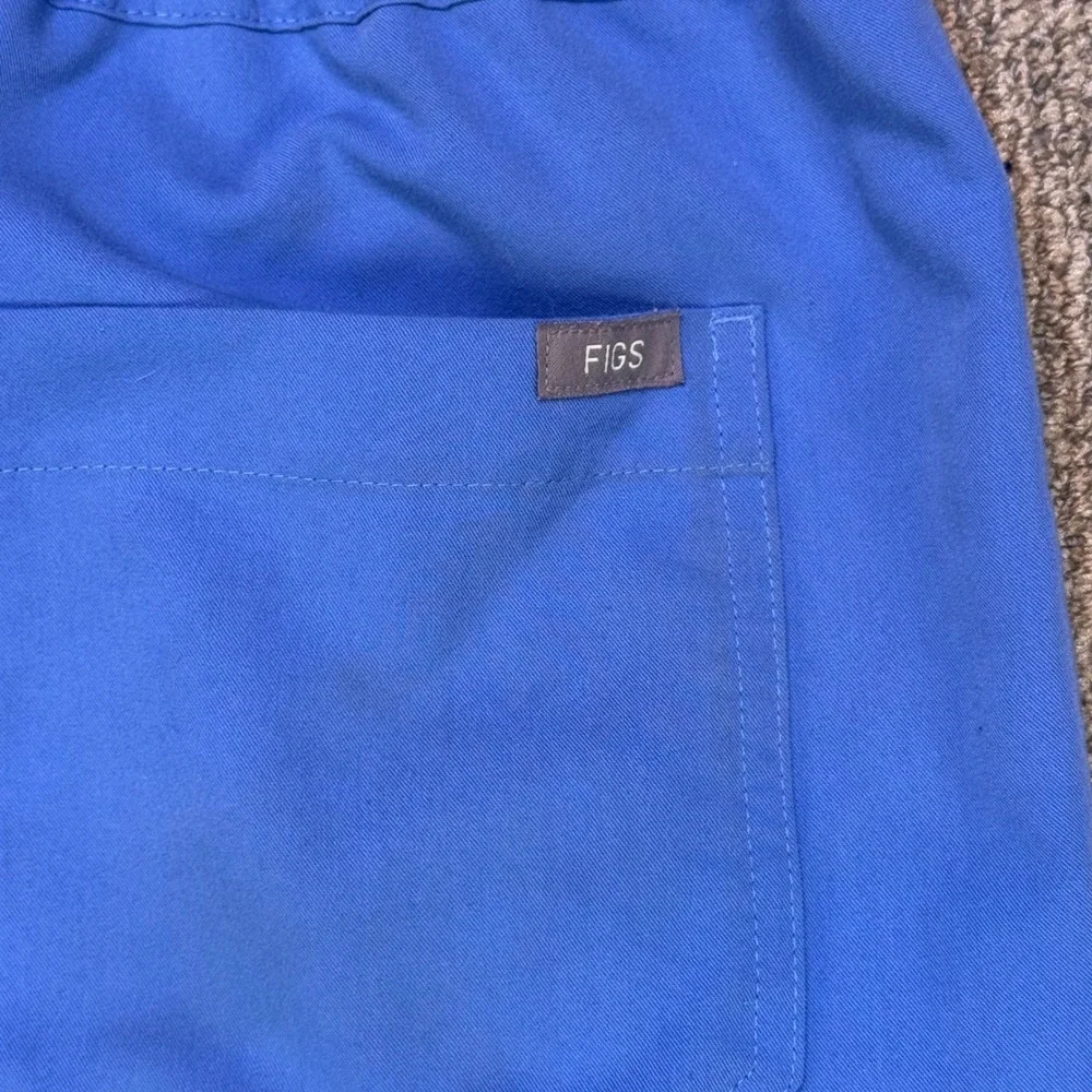 FIGS Pisco Scrub Pants Mens Large Tall Blue FIONx Medical Scrubs‎ FM4500T